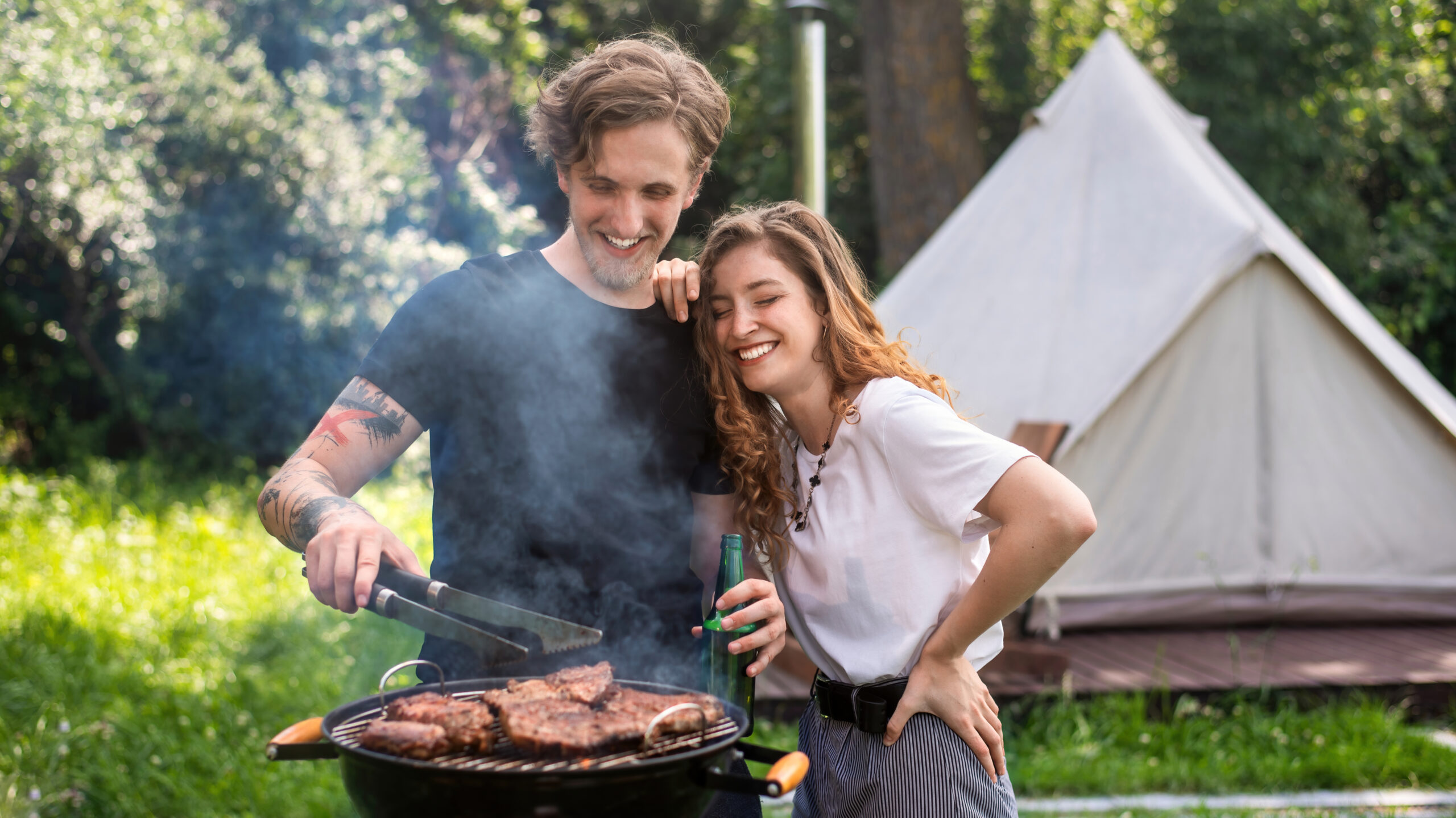 Couples Camping in Sussex